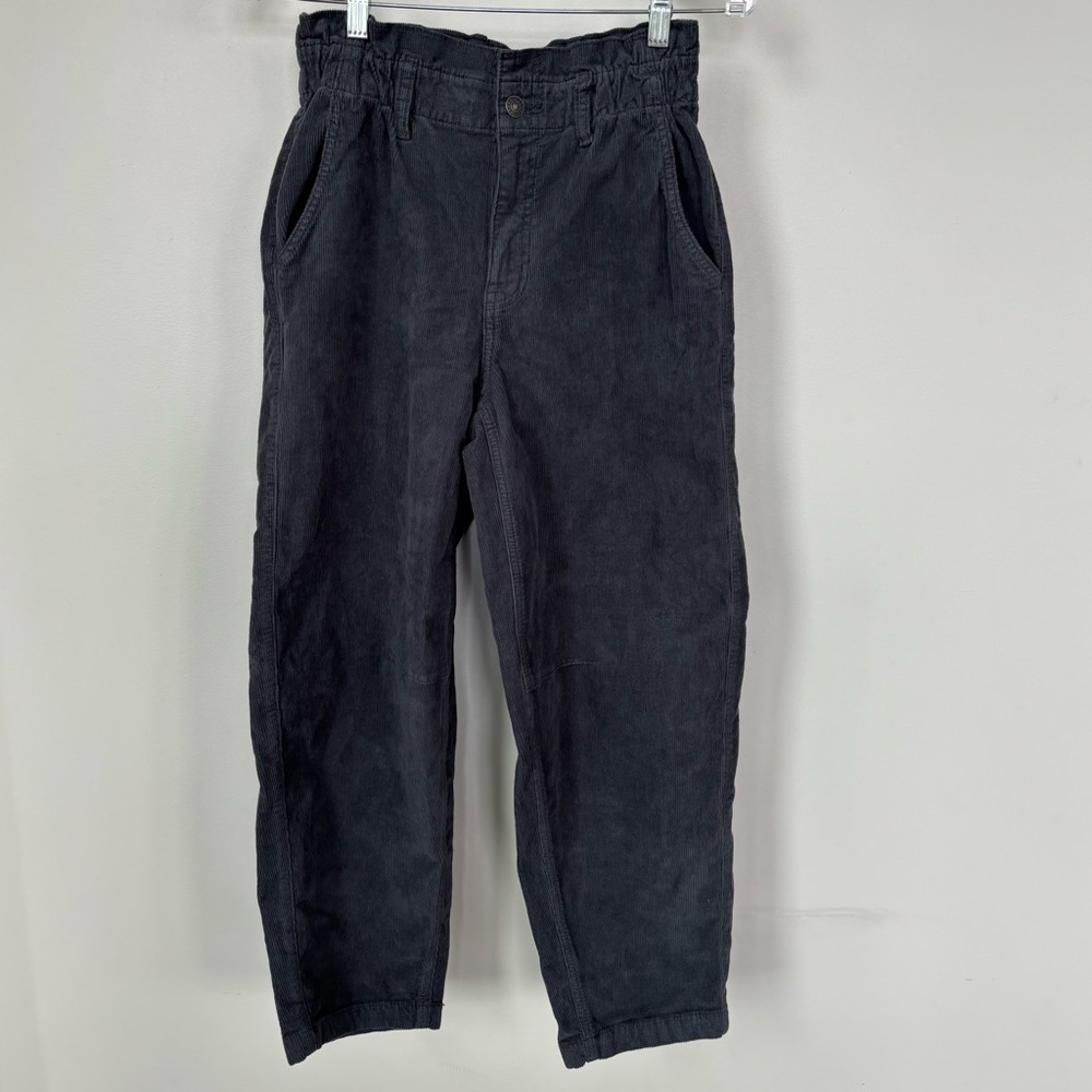 American‎ Eagle Paper Bag Waist Corduroy Crop Pants Size 00 NWT